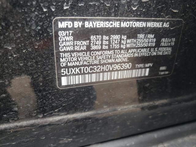 Photo 10 from auction – 2017 BMW X5 XDR40E with VIN 5UXKT0C32H0V96390