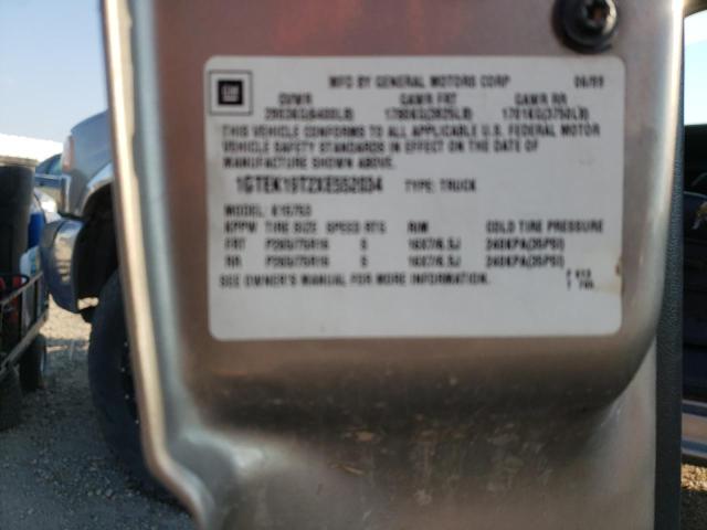 Photo 10 from auction – 1999 GMC NEW SIERRA with VIN 1GTEK19T2XE552034