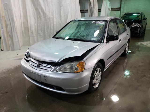 Photo 2 from auction – 2002 HONDA CIVIC DX with VIN 2HGES16102H526215