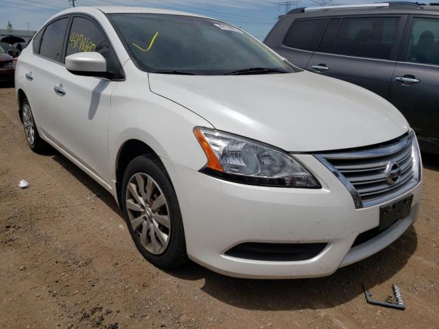 NISSAN SENTRA S 2014 with VIN 3N1AB7AP1EY336503 - Photo from auction