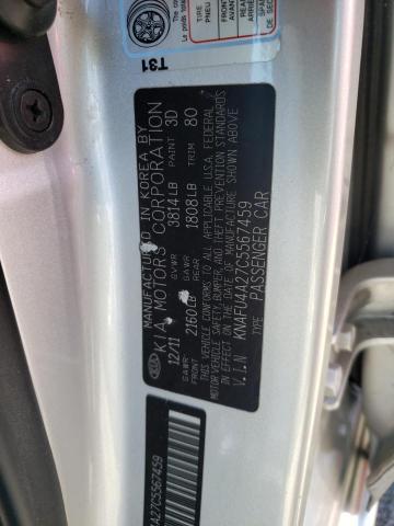 Photo 10 from auction – 2012 KIA FORTE EX with VIN KNAFU4A27C5567459