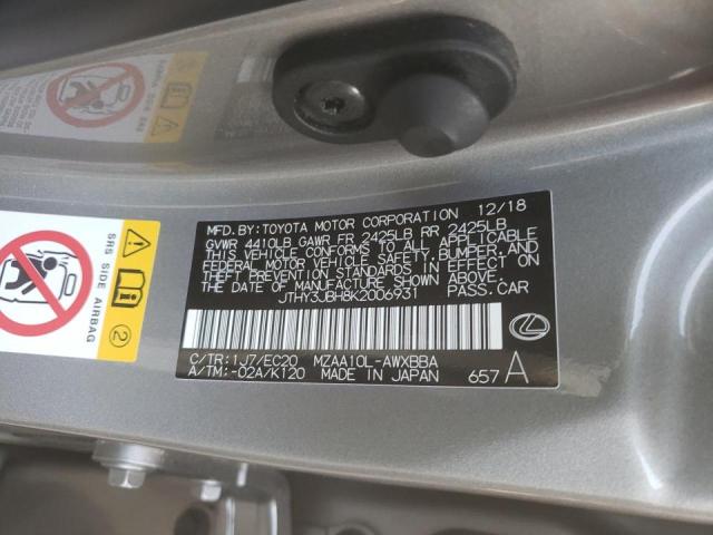 Photo 10 from auction – 2019 LEXUS UX 200 with VIN JTHY3JBH8K2006931