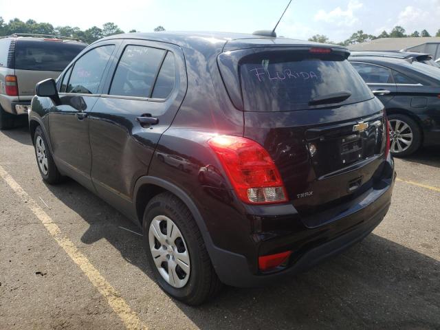 Photo 3 from auction – 2018 CHEVROLET TRAX LS with VIN 3GNCJKSB4JL357455
