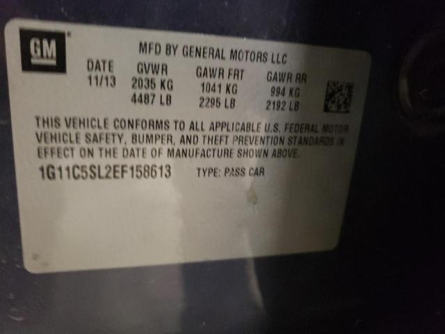 Photo 10 from auction – 2014 CHEVROLET MALIBU 1LT with VIN 1G11C5SL2EF158613