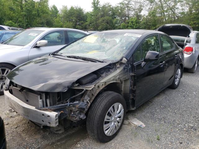 Photo 2 from auction – 2012 HONDA CIVIC LX with VIN 19XFB2F57CE363555