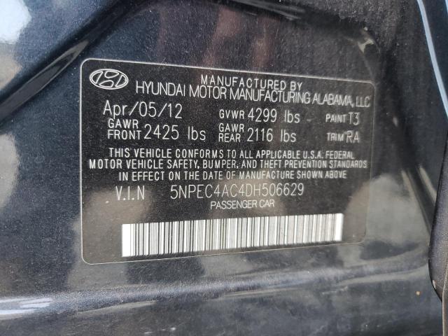 Photo 10 from auction – 2013 HYUNDAI SONATA SE with VIN 5NPEC4AC4DH506629