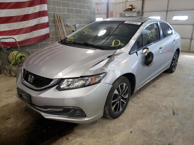 Photo 2 from auction – 2013 HONDA CIVIC EX with VIN 19XFB2F88DE049957