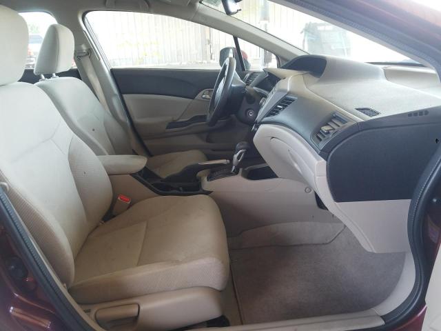 Photo 5 from auction – 2012 HONDA CIVIC LX with VIN 19XFB2F55CE098117