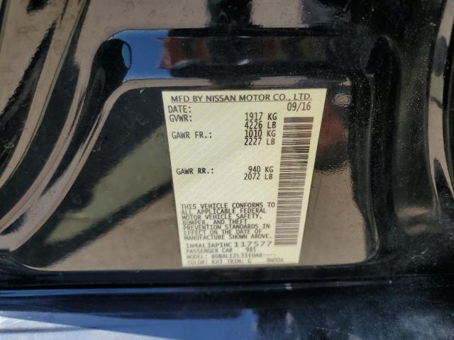 Photo 10 from auction – 2017 NISSAN ALTIMA 2.5 with VIN 1N4AL3AP1HC117577
