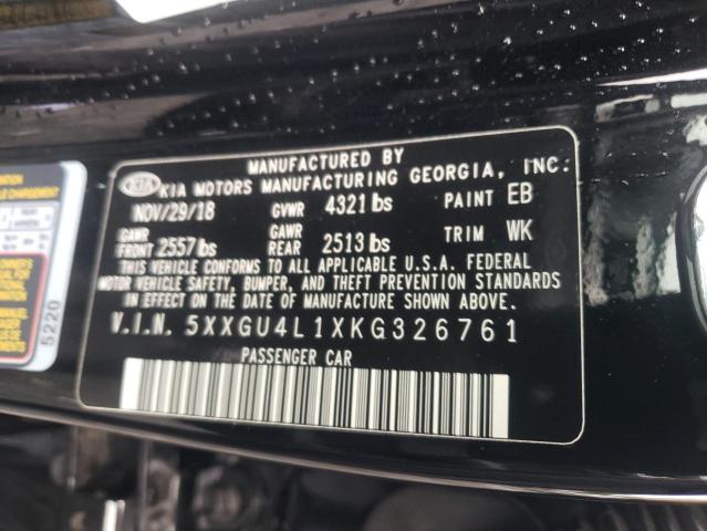 Photo 10 from auction – 2019 KIA OPTIMA EX with VIN 5XXGU4L1XKG326761
