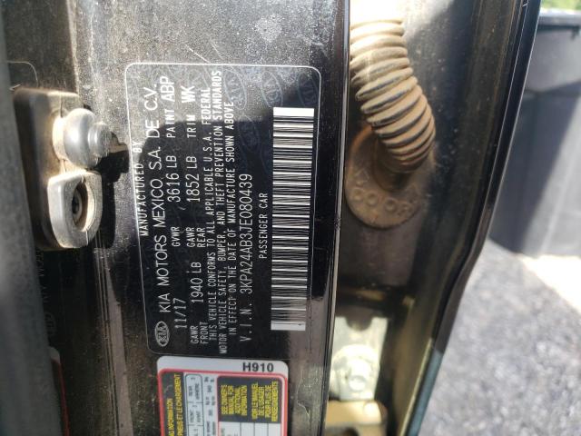 Photo 10 from auction – 2018 KIA RIO LX with VIN 3KPA24AB3JE080439