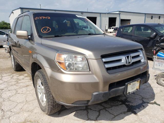 HONDA PILOT VP 2008 with VIN 5FNYF18228B013942 - Photo from auction