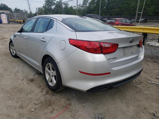 Photo 3 from auction – 2014 KIA OPTIMA LX with VIN KNAGM4A78E5480947