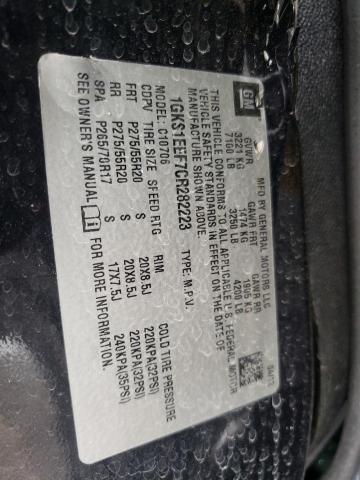 Photo 10 from auction – 2012 GMC YUKON DENA with VIN 1GKS1EEF7CR282223