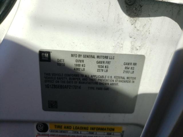Photo 10 from auction – 2010 CHEVROLET MALIBU LS with VIN 1G1ZB5EB9AF217014