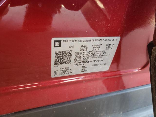 Photo 10 from auction – 2020 CHEVROLET BLAZER 2LT with VIN 3GNKBCRS7LS574446