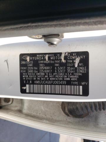 Photo 10 from auction – 2015 HYUNDAI TUCSON LIM with VIN KM8JUCAG6FU065499