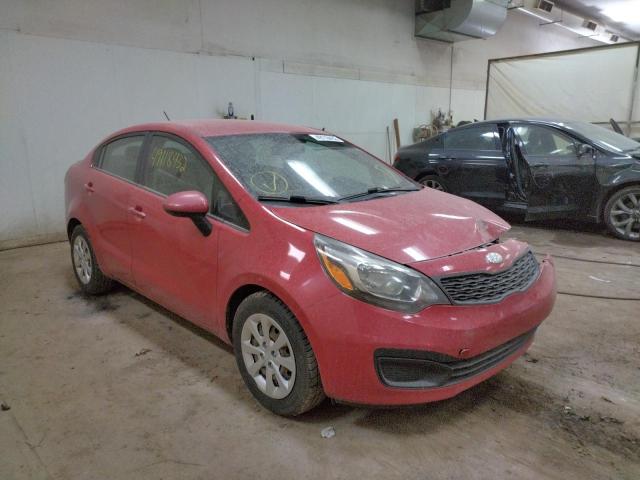 KIA RIO LX 2013 with VIN KNADM4A39D6296092 - Photo from auction