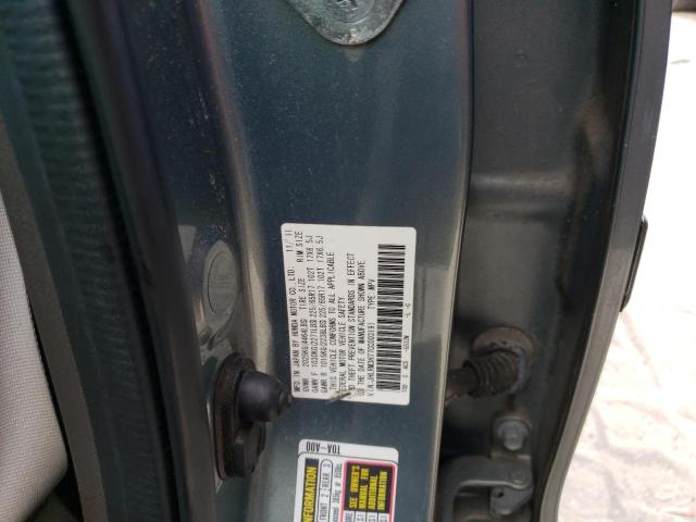 Photo 10 from auction – 2012 HONDA CR-V EXL with VIN JHLRM3H77CC003191