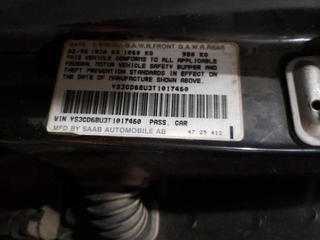 Photo 10 from auction – 1996 SAAB 9000 CS with VIN YS3CD68U3T1017460
