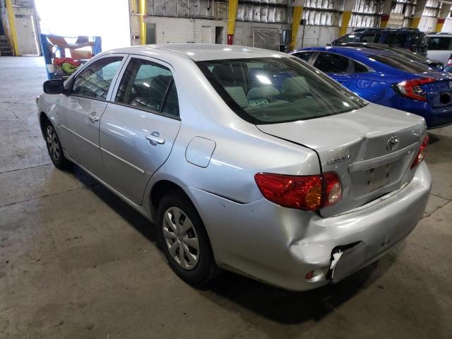 Photo 3 from auction – 2009 TOYOTA COROLLA BA with VIN JTDBL40E599090113