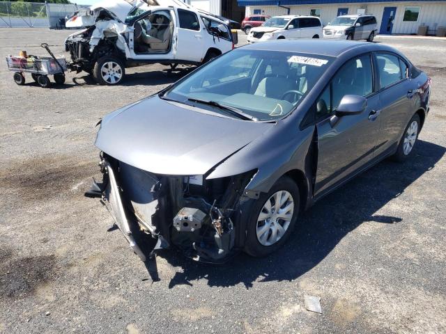 Photo 2 from auction – 2012 HONDA CIVIC LX with VIN 2HGFB2F56CH325207