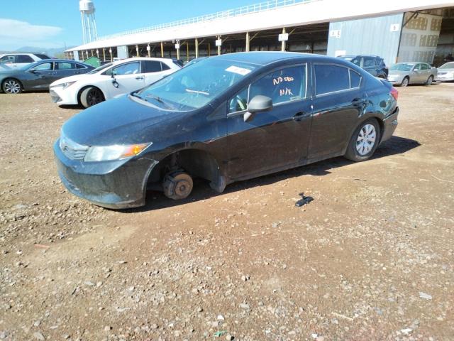 Photo 9 from auction – 2012 HONDA CIVIC LX with VIN 2HGFB2F52CH568853
