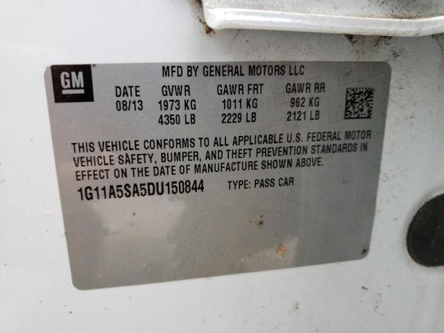 Photo 10 from auction – 2013 CHEVROLET MALIBU LS with VIN 1G11A5SA5DU150844