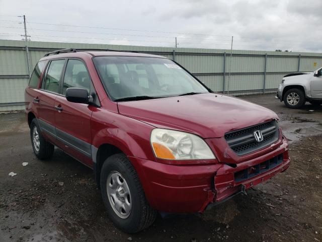 Photo 1 from auction – 2004 HONDA PILOT LX with VIN 2HKYF18194H600061