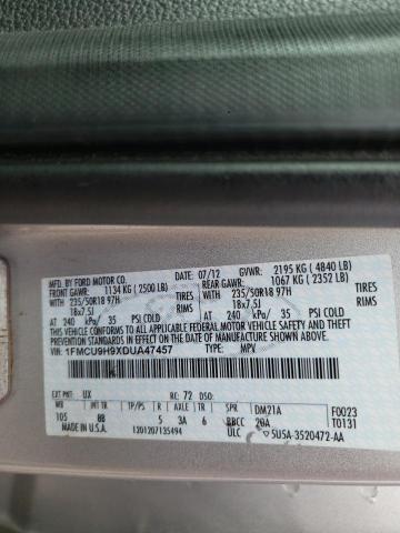 Photo 10 from auction – 2013 FORD ESCAPE SEL with VIN 1FMCU9H9XDUA47457