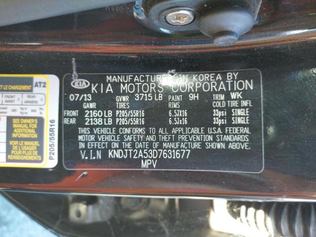 Photo 10 from auction – 2013 KIA SOUL with VIN KNDJT2A53D7631677