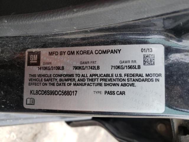 Photo 10 from auction – 2013 CHEVROLET SPARK 1LT with VIN KL8CD6S99DC568017