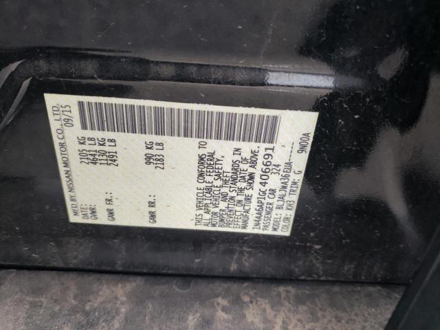 Photo 10 from auction – 2016 NISSAN MAXIMA 3.5 with VIN 1N4AA6AP1GC406691