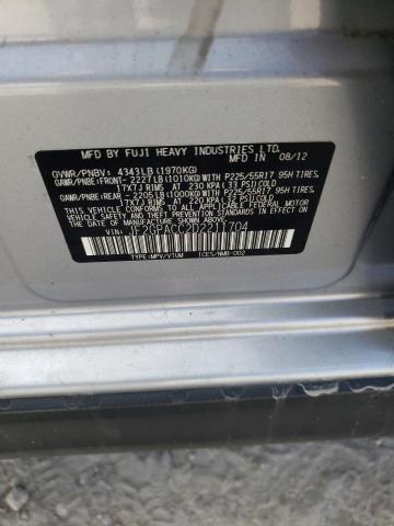 Photo 10 from auction – 2013 SUBARU XV CROSSTR with VIN JF2GPACC2D2211704