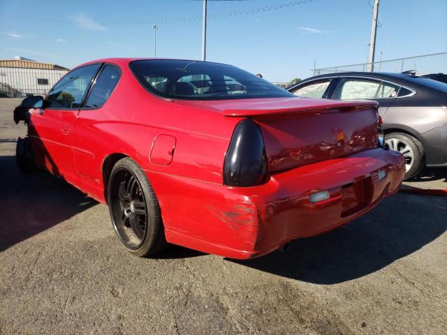 Photo 3 from auction – 2003 CHEVROLET MONTE CARL with VIN 2G1WX12K539236074