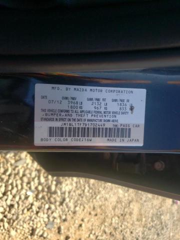 Photo 10 from auction – 2013 MAZDA 3 I with VIN JM1BL1TF7D1702449