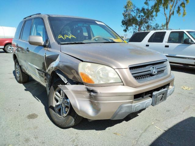 HONDA PILOT EX 2003 with VIN 2HKYF18423H574895 - Photo from auction