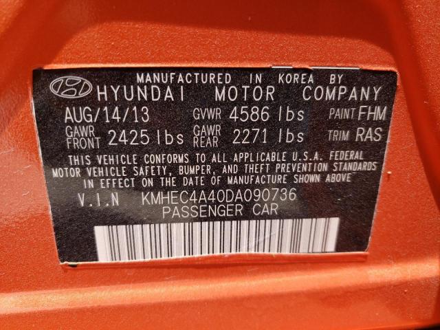 Photo 10 from auction – 2013 HYUNDAI SONATA HYB with VIN KMHEC4A40DA090736