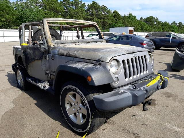 JEEP WRANGLER S 2016 with VIN 1C4GJWAGXGL322762 - Photo from auction