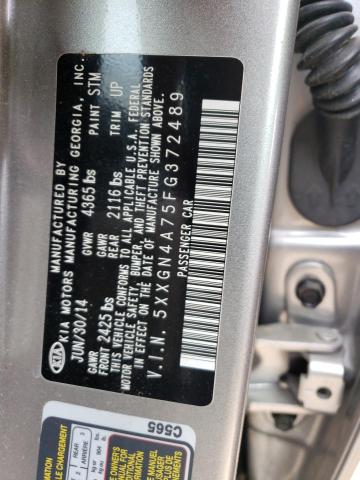 Photo 10 from auction – 2015 KIA OPTIMA EX with VIN 5XXGN4A75FG372489