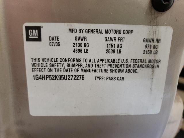 Photo 10 from auction – 2005 BUICK LESABRE CU with VIN 1G4HP52K95U272276