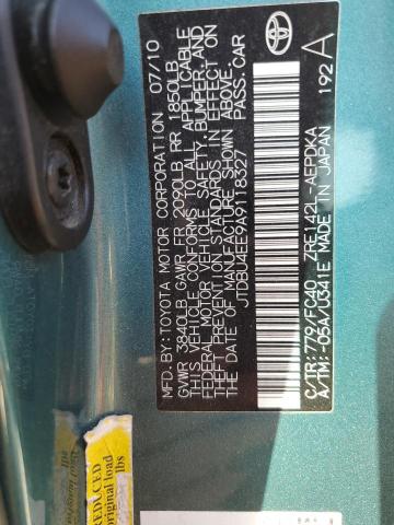 Photo 10 from auction – 2010 TOYOTA COROLLA with VIN JTDBU4EE9A9118327