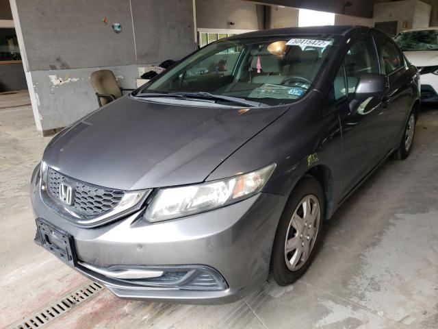 Photo 2 from auction – 2013 HONDA CIVIC LX with VIN 2HGFB2F57DH548907