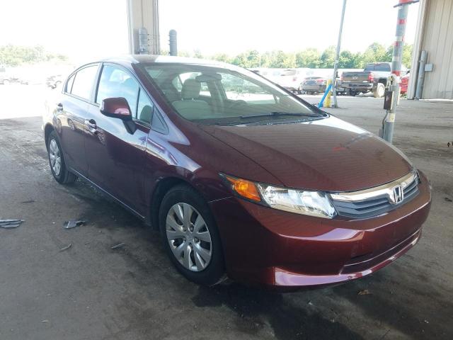 HONDA CIVIC LX 2012 with VIN 19XFB2F55CE098117 - Photo from auction