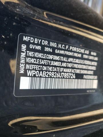 Photo 10 from auction – 2006 PORSCHE CAYMAN S with VIN WP0AB29826U785724