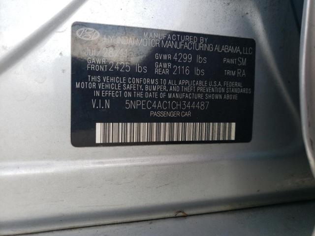 Photo 10 from auction – 2012 HYUNDAI SONATA SE with VIN 5NPEC4AC1CH344487
