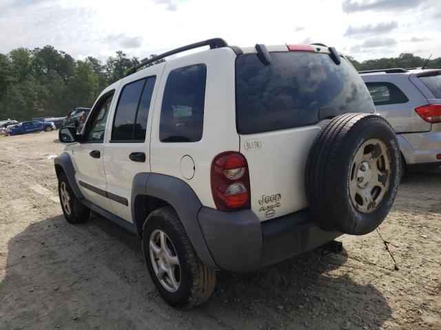 Photo 3 from auction – 2007 JEEP LIBERTY SP with VIN 1J4GL48K97W501439