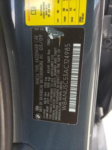Photo 10 from auction – 2010 BMW 528 I with VIN WBANU5C53AC124985
