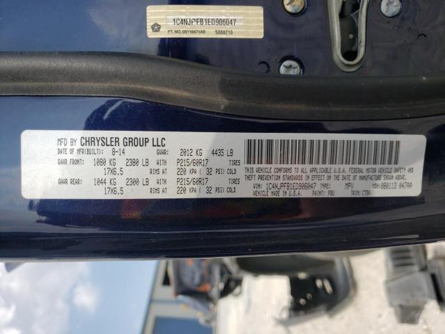 Photo 10 from auction – 2014 JEEP PATRIOT LA with VIN 1C4NJPFB1ED906047