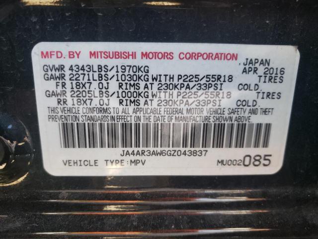 Photo 10 from auction – 2016 MITSUBISHI OUTLANDER with VIN JA4AR3AW6GZ043837